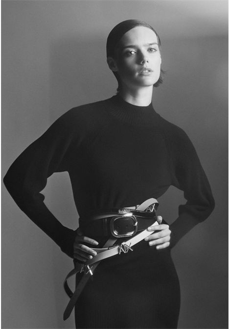 Cintura con fibbia oversize ARMANI EXCHANGE | Cinture | XW001584 AF12589UC001